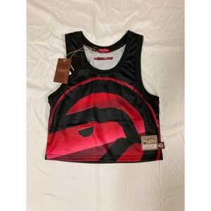Mitchell & Ness Hardwood Classics Big Face 4.0 Atlanta Hawks Cropped Tank Top